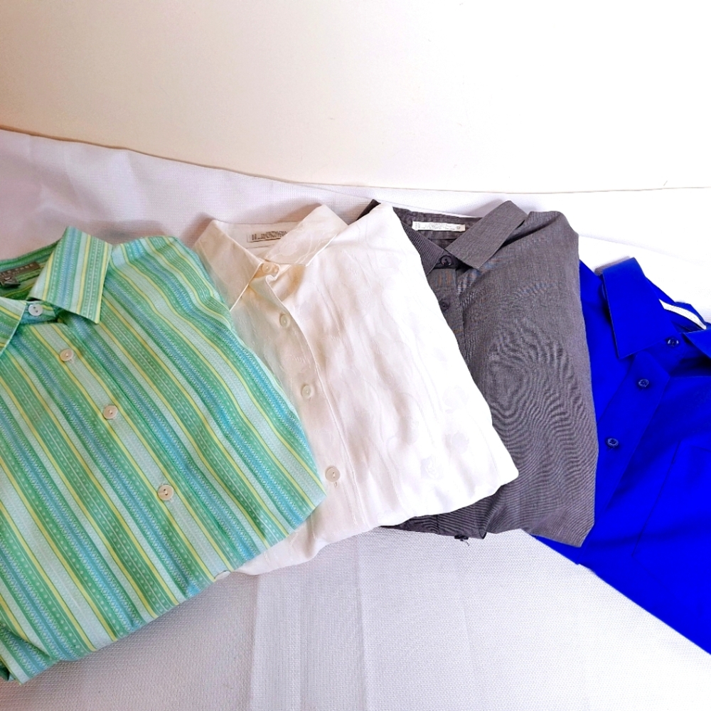 Fox Croft brand" The Ultimate Career Core Bundle" Button-down shirts size 10.